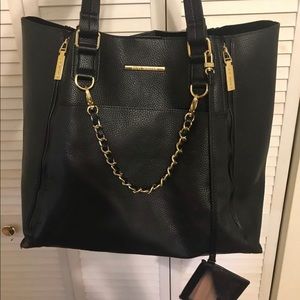Steve Madden large black tote